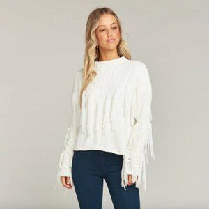 Show Me Your Mumu - Carlton Crop Fringe Sweater